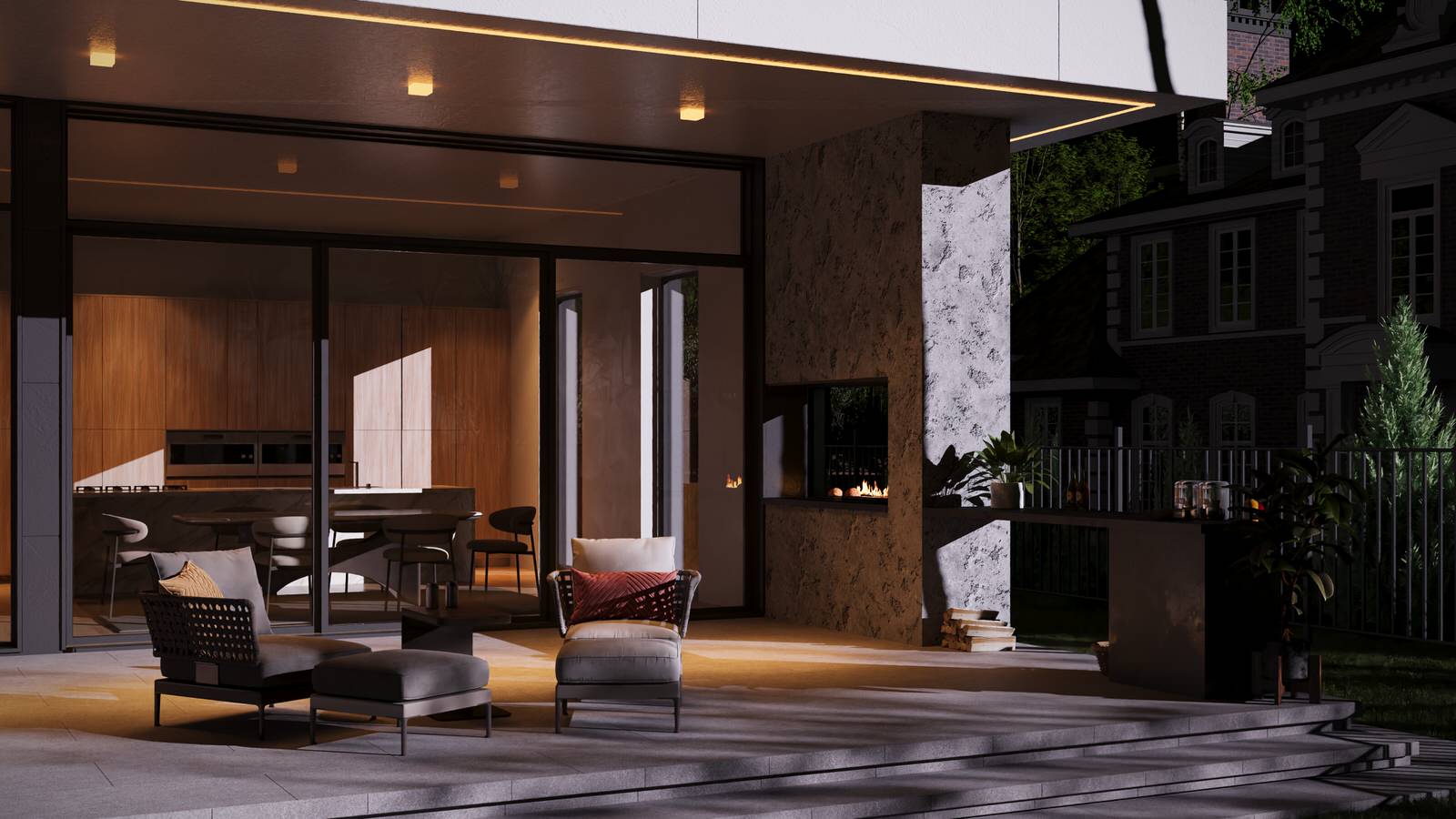 Проект коттеджа на берегу Москва-реки