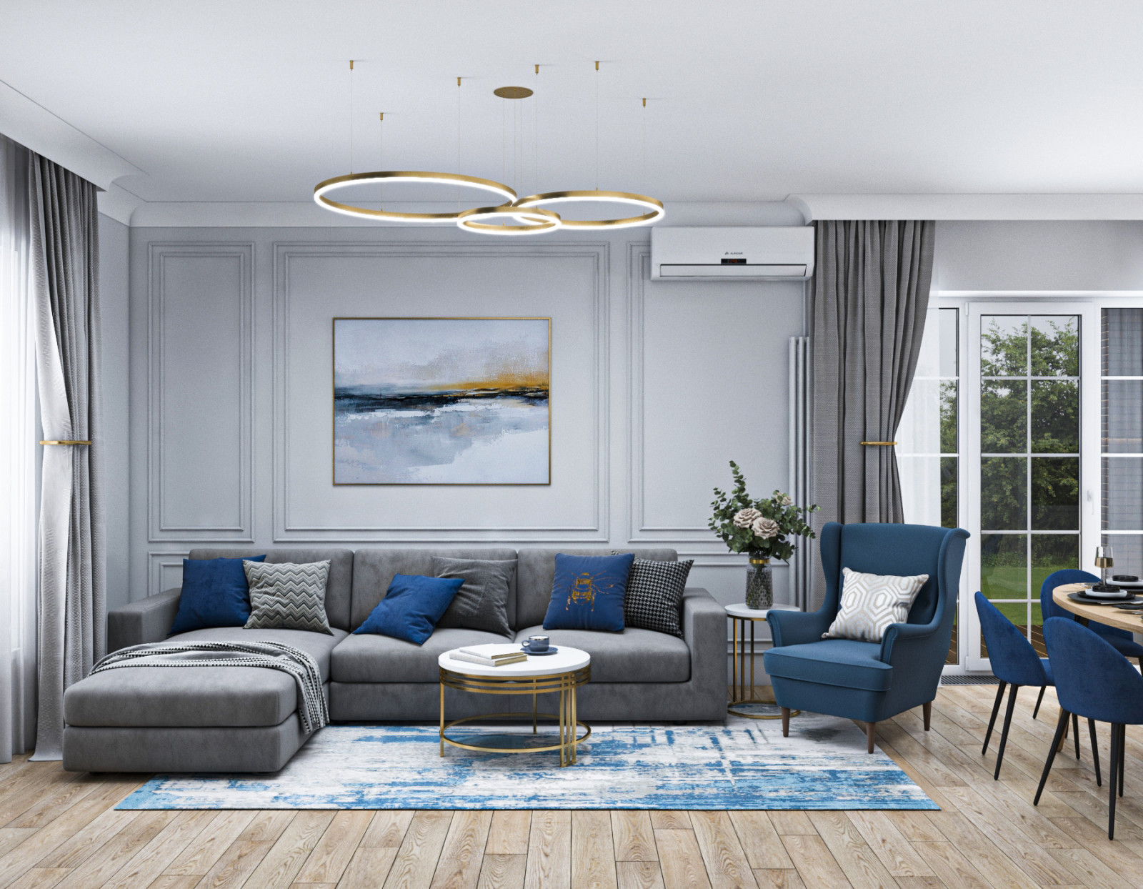 Готовый интерьер в частном доме г. Волгоград (Дизайн-проект)