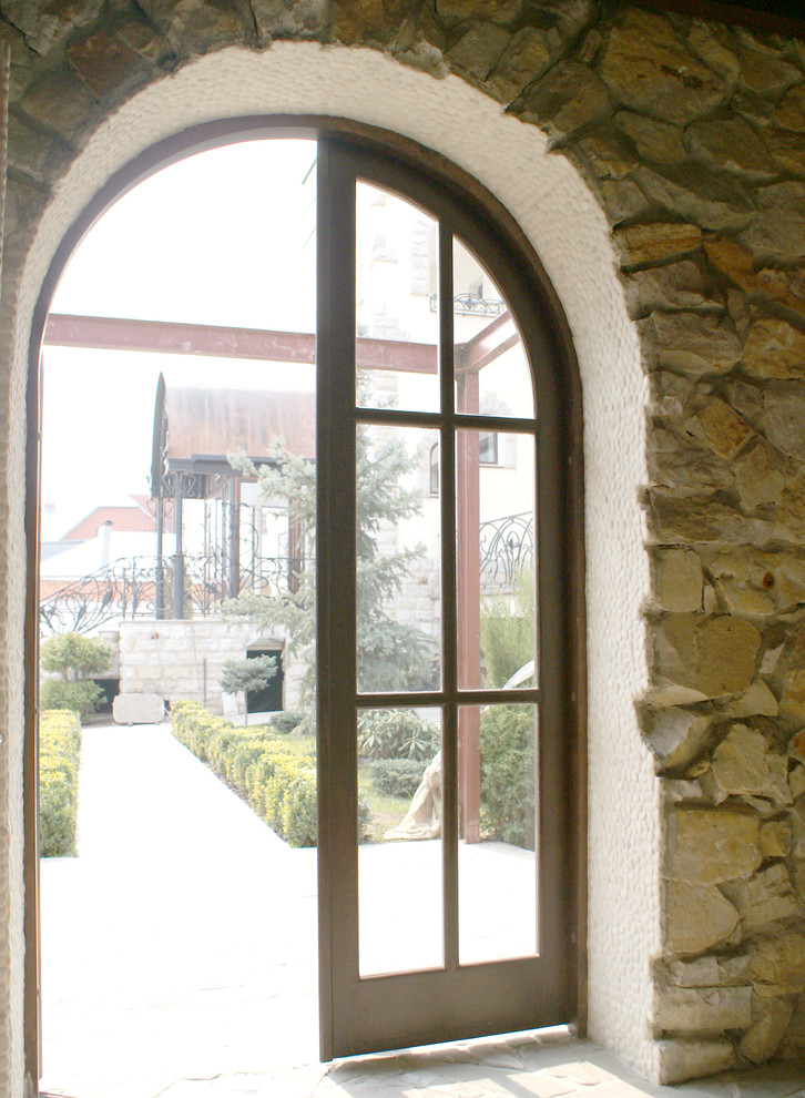 Печь с изразцами