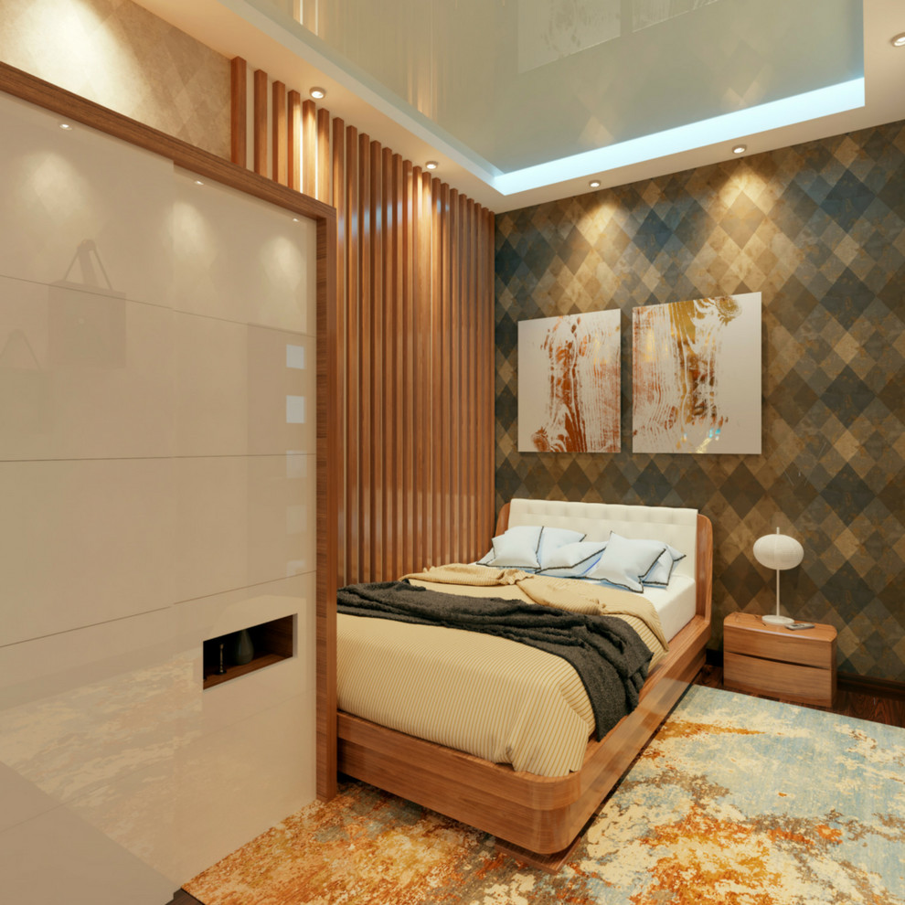 ДИЗАЙН ИНТЕРЬЕРА СПАЛЬНИ В СТИЛЕ КОНТЕМПОРАРИ