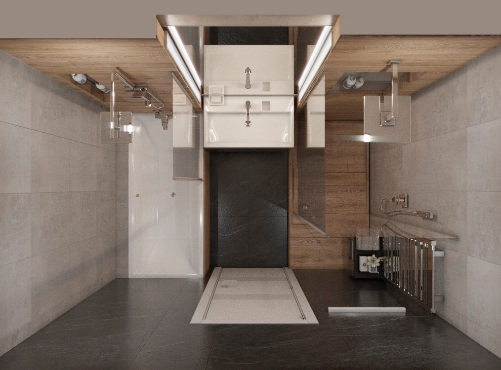 Дизайн интерьера квартиры в современном стиле в Екатеринбурге.