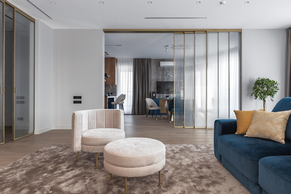 Ремонт в современном стиле в ЖК "Привилегия" — 198 м2