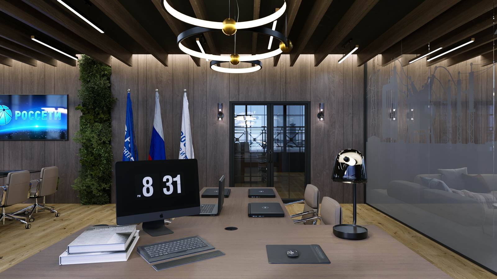 Беседка на крыше здания в Москве