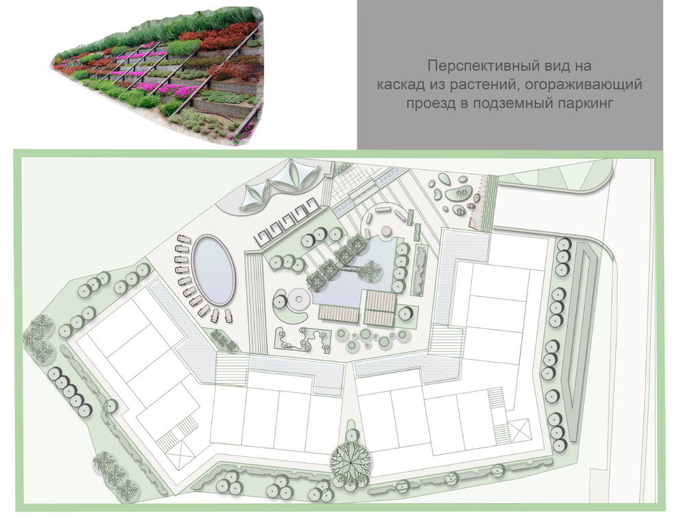 Проект ландшафта отеля
