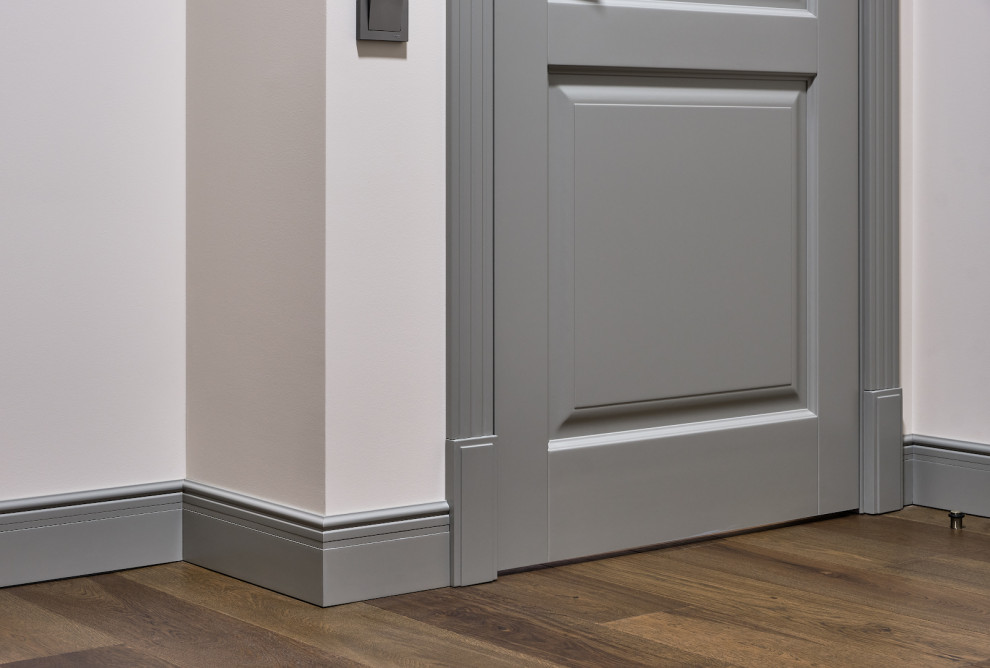 Кантри Ral 7030 в интерьере дома