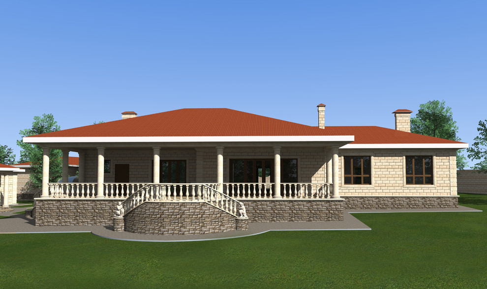 Дом в средиземноморском стиле "Майя" + комплекс сооружений