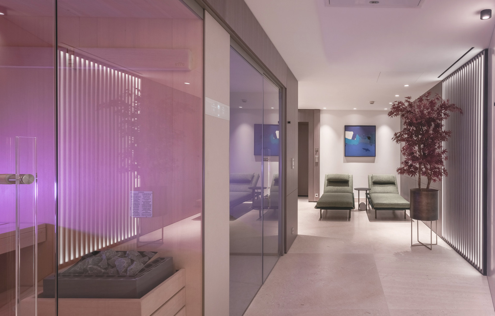 Fusion modern. Interior design of a villa in Monte-Carlo