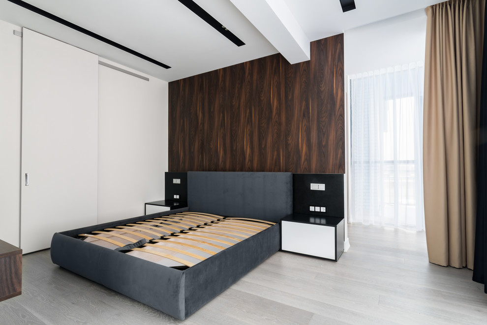 Просторная двухуровневая квартира в современном стиле