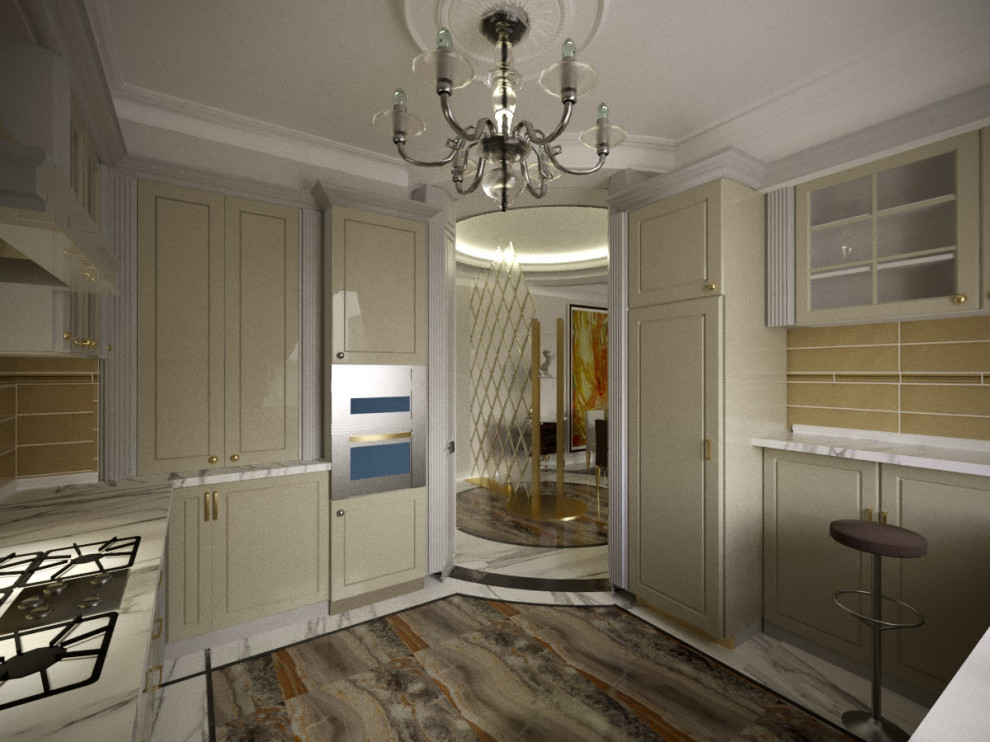 Неоклассика с нотками прованса.