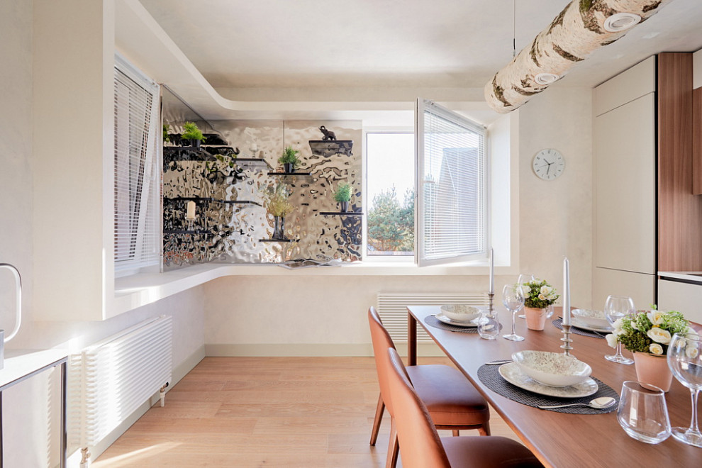 Кухня в берёзовой роще