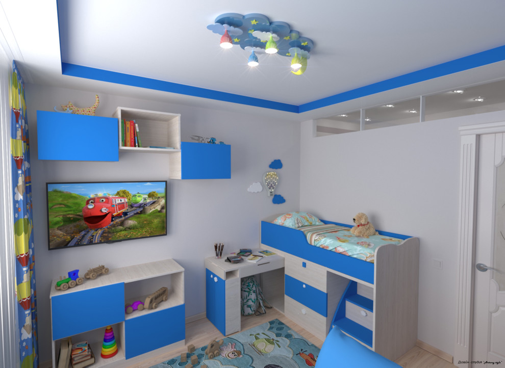 Детская и кабинет (перепланировка гостиной)