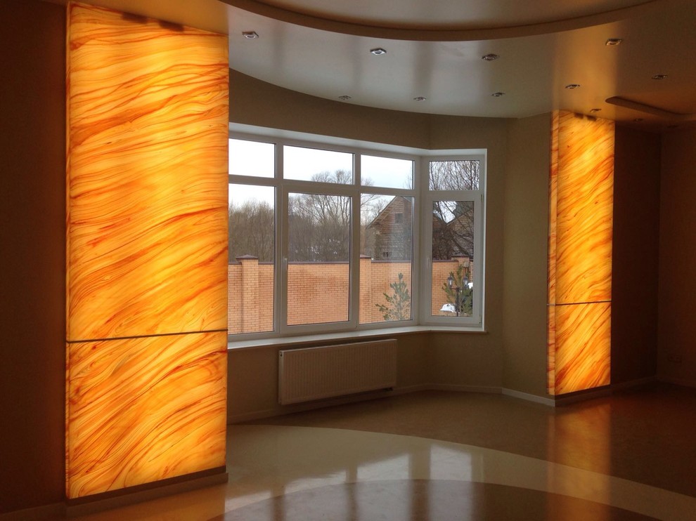 Обложка проекта: Колонны в загородном доме, из оникса