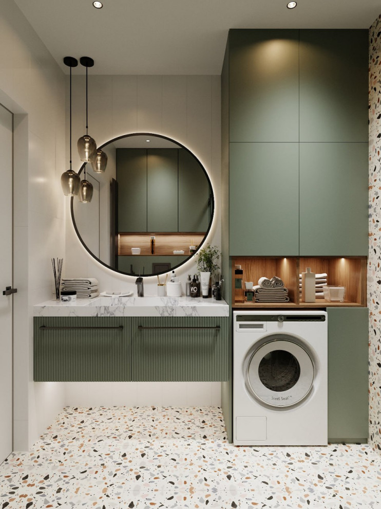 Камень и воздух. Квартира для современной девушки.