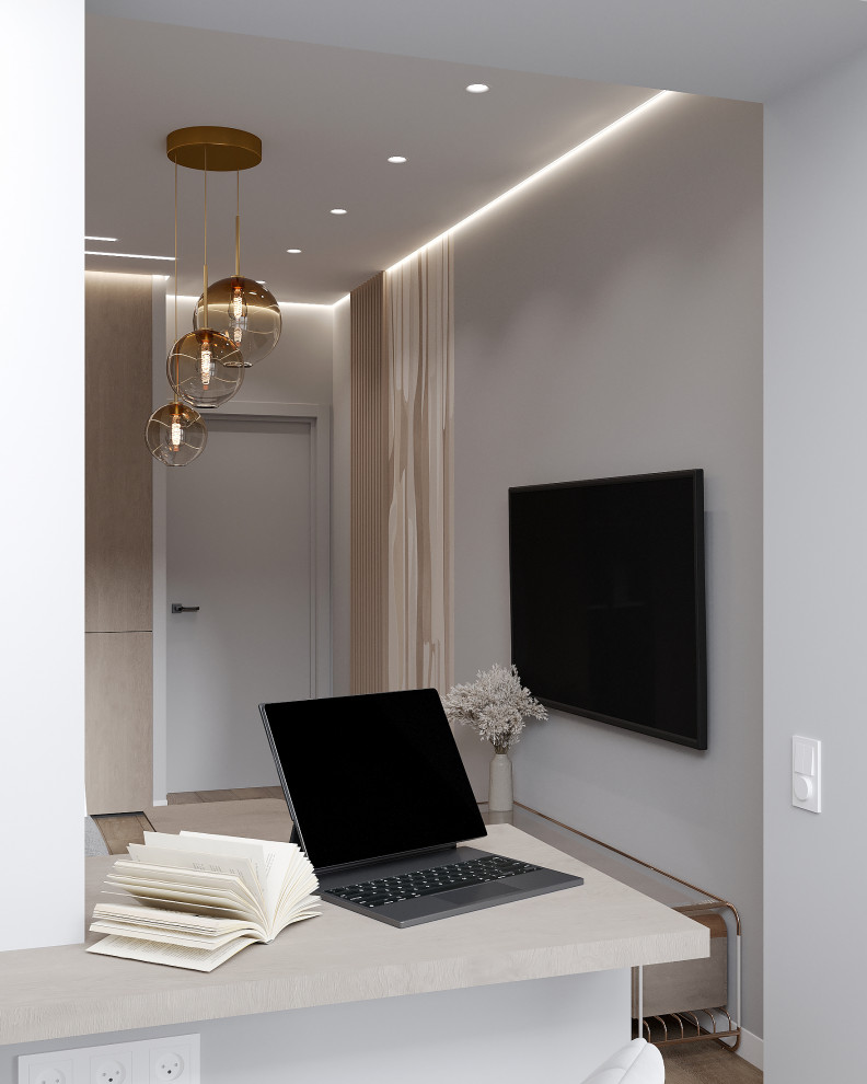 Дизайн-проект квартиры с детской и кабинетом