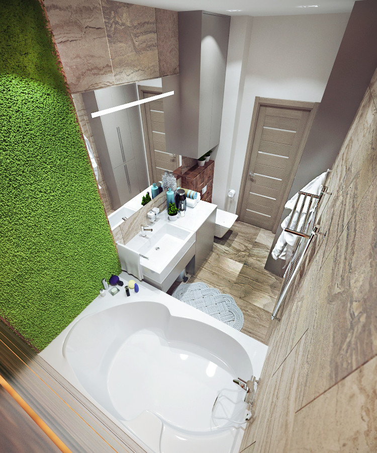 Современный интерьер квартиры для молодой девушки