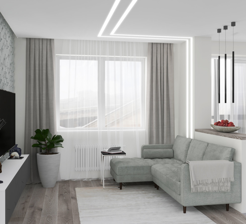 Светлая гостиная