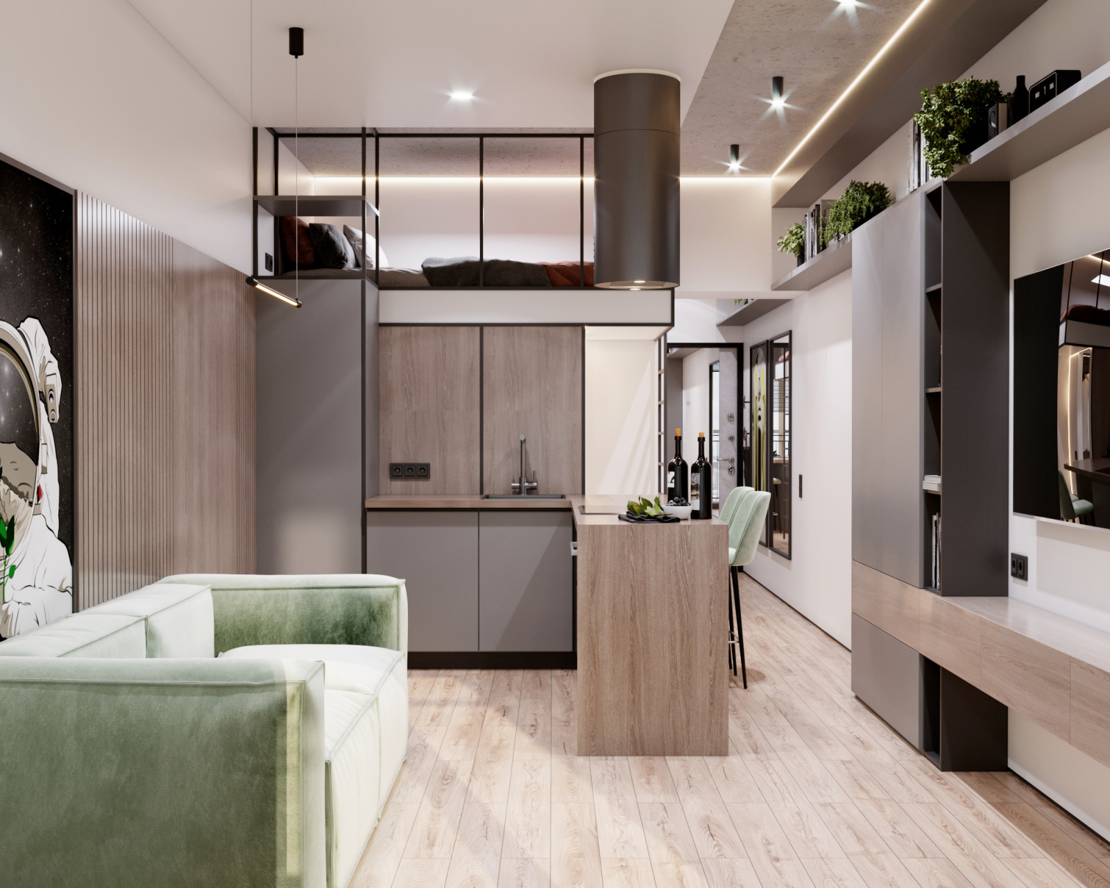 Обложка проекта: Студия для холостяка