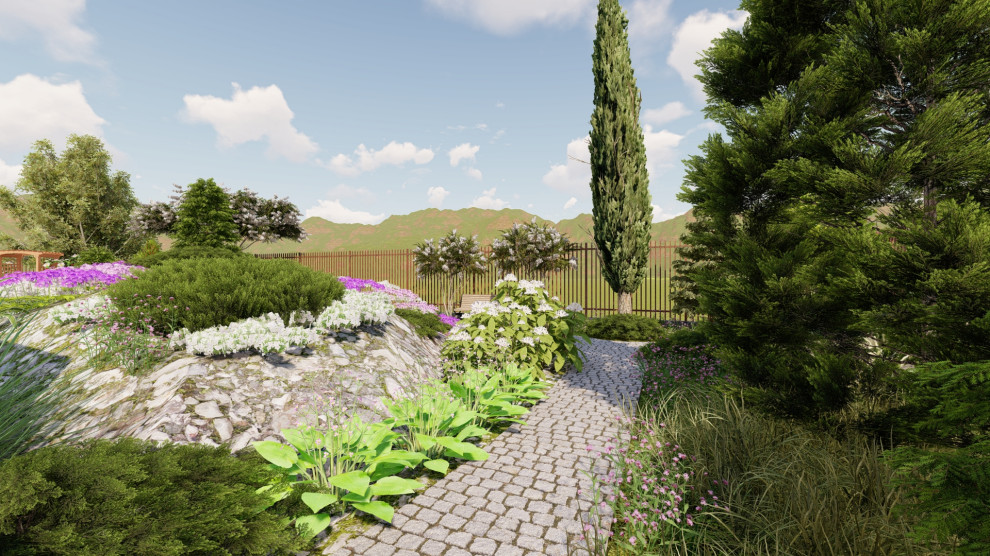 Каменистые устройства на участке 7 соток. "День/Ночь"