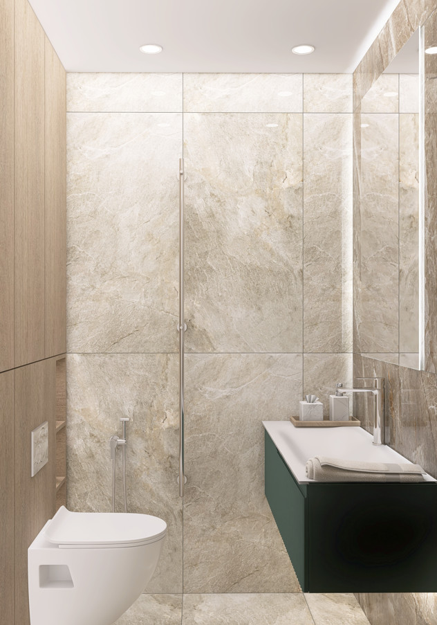 Дизайн-проект квартиры  частично 30,9 кв.м.  для молодой пары с ребенком