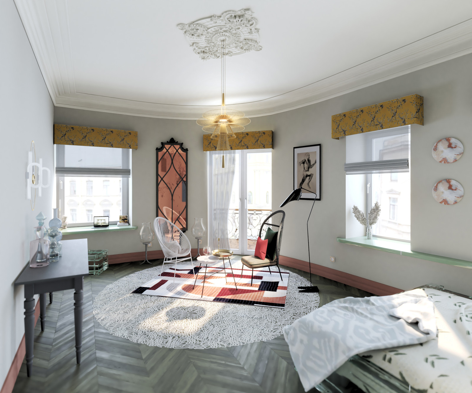 Обложка проекта: Квартира в старом фонде на ул. Пестеля