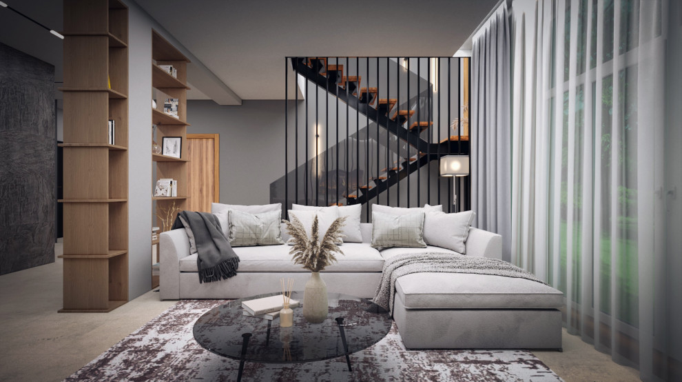 Гостиная в частном доме