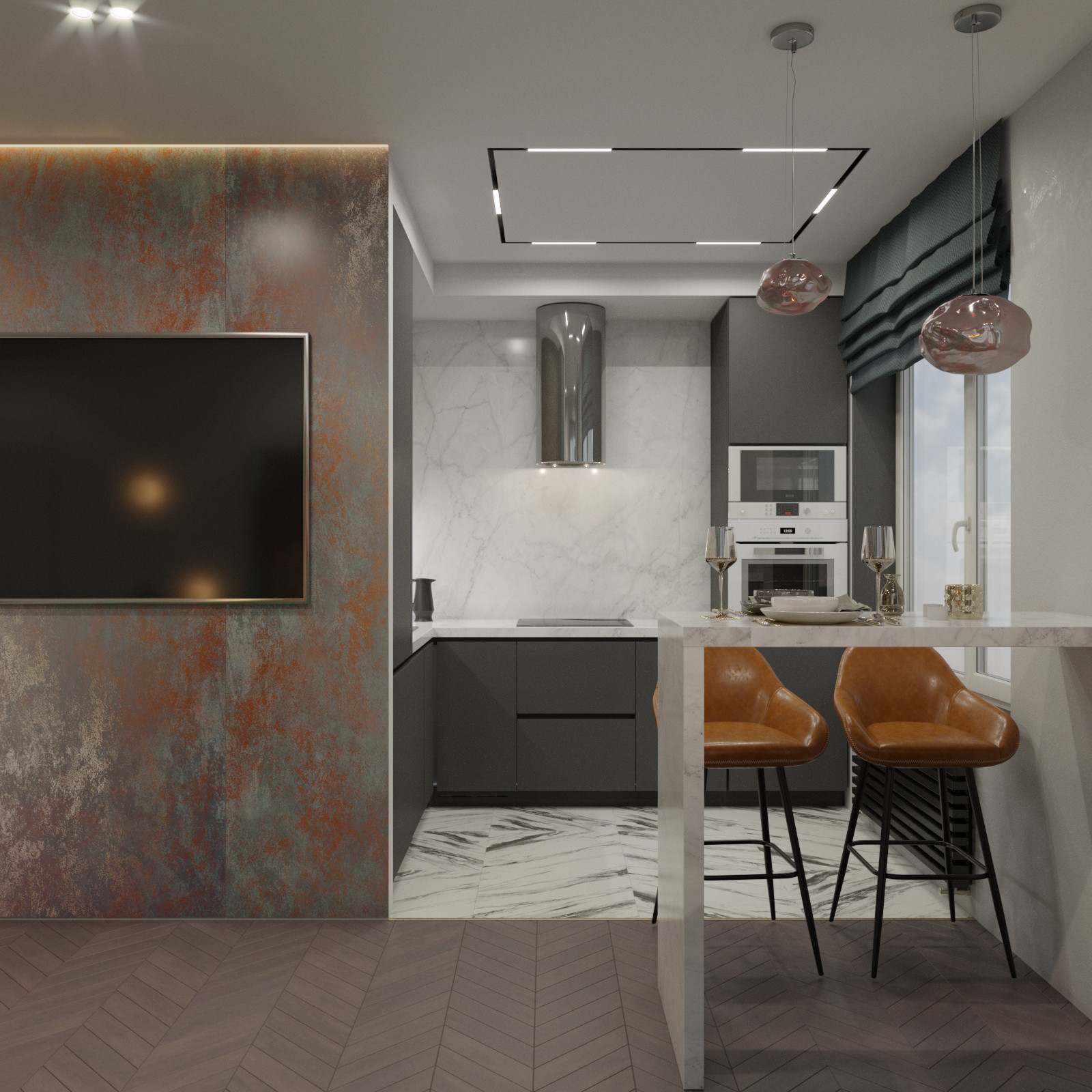 Кухня-гостиная