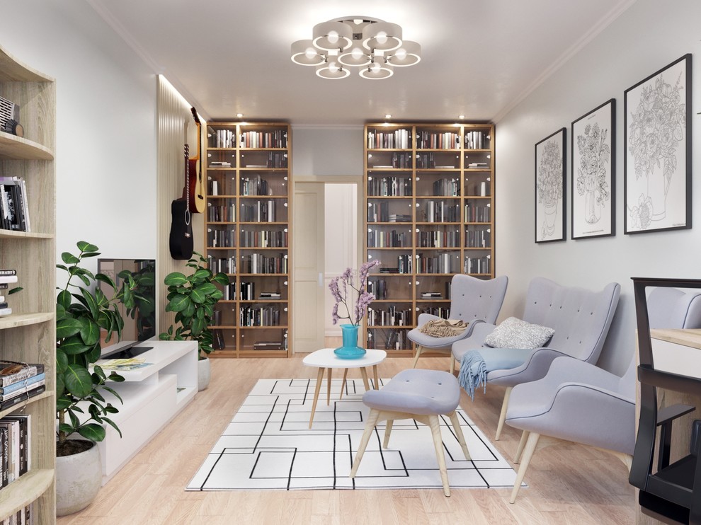 Дизайн проект трешки. Площадь 79.5м².