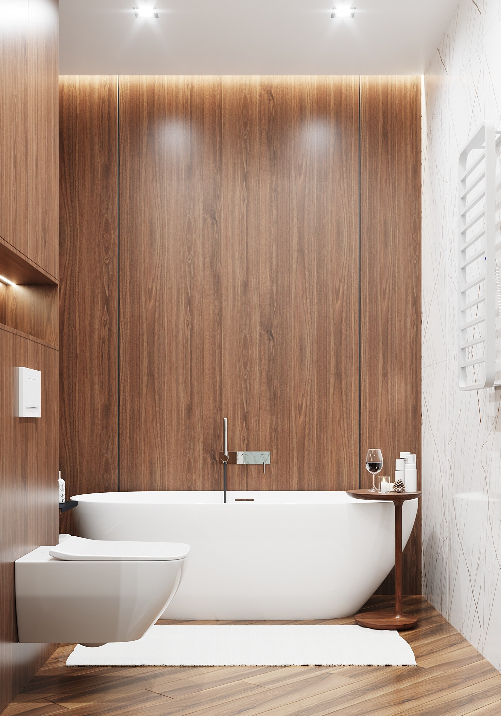 Ванная комната в ЖК Лесопарковый