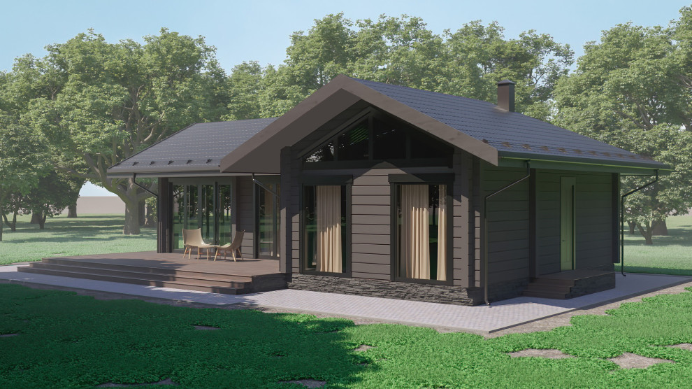 Уютная баня в современном исполнении