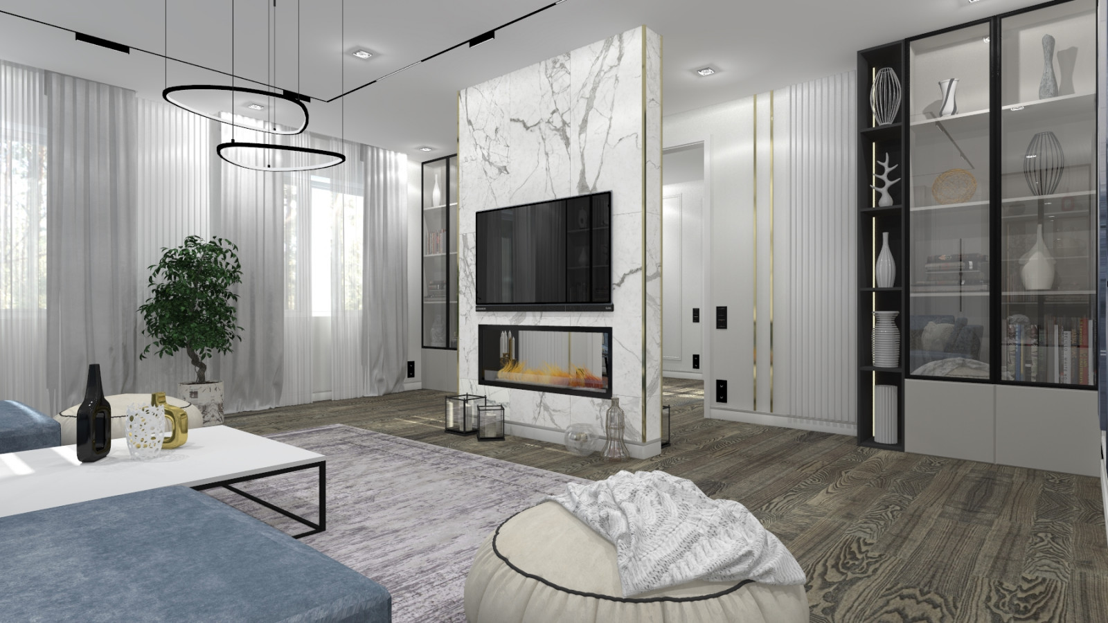 ДОМ В РОСЛАВЛЕ В СИНИХ ОТТЕНКАХ