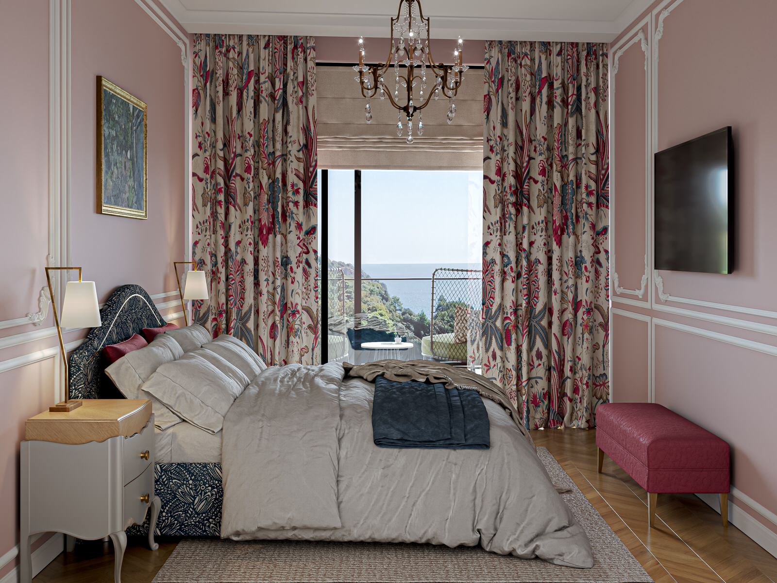 ФРАНЦУЗСКАЯ КЛАССИКА В АПАРТАМЕНТАХ У МОРЯ