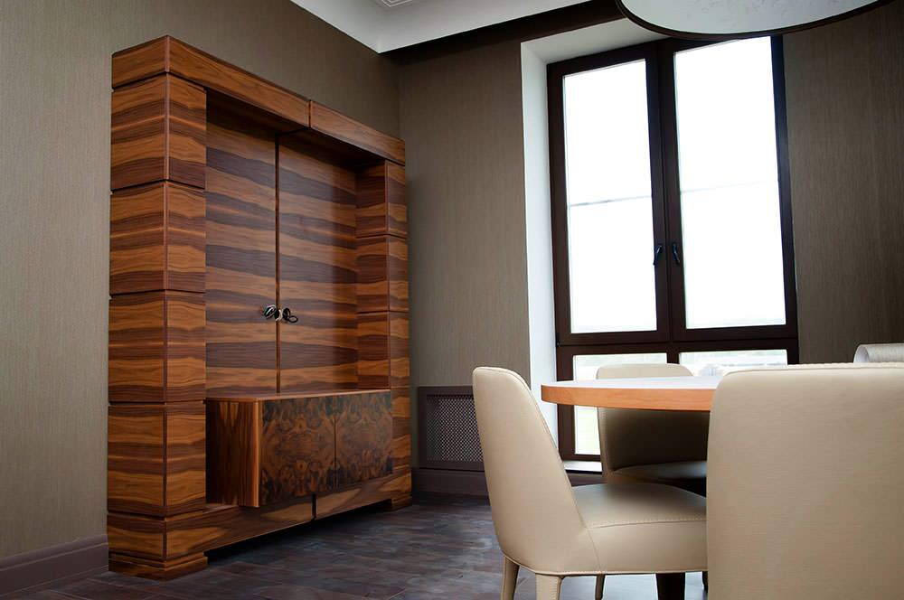 Обложка проекта: ТВ-тумба, комоды, шкаф. ЖК «Покровский» для компании Villagio Estate.