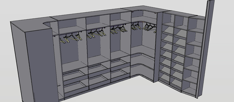 Гардеробная комната, шкаф 2