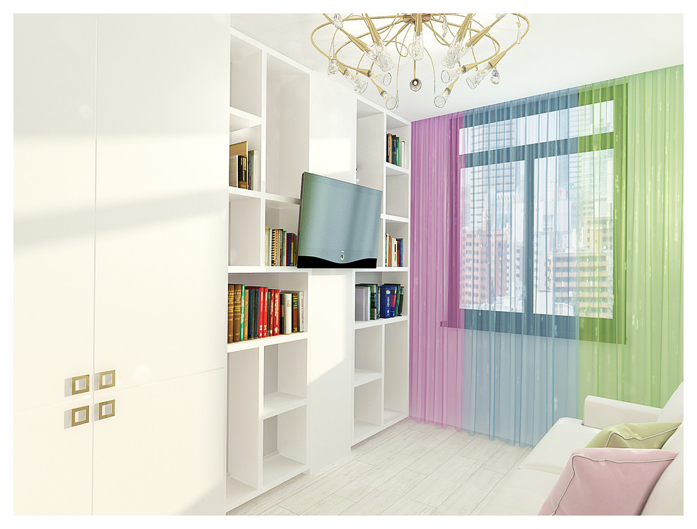 Гостиная. Проект "Пространство цвета Лета"