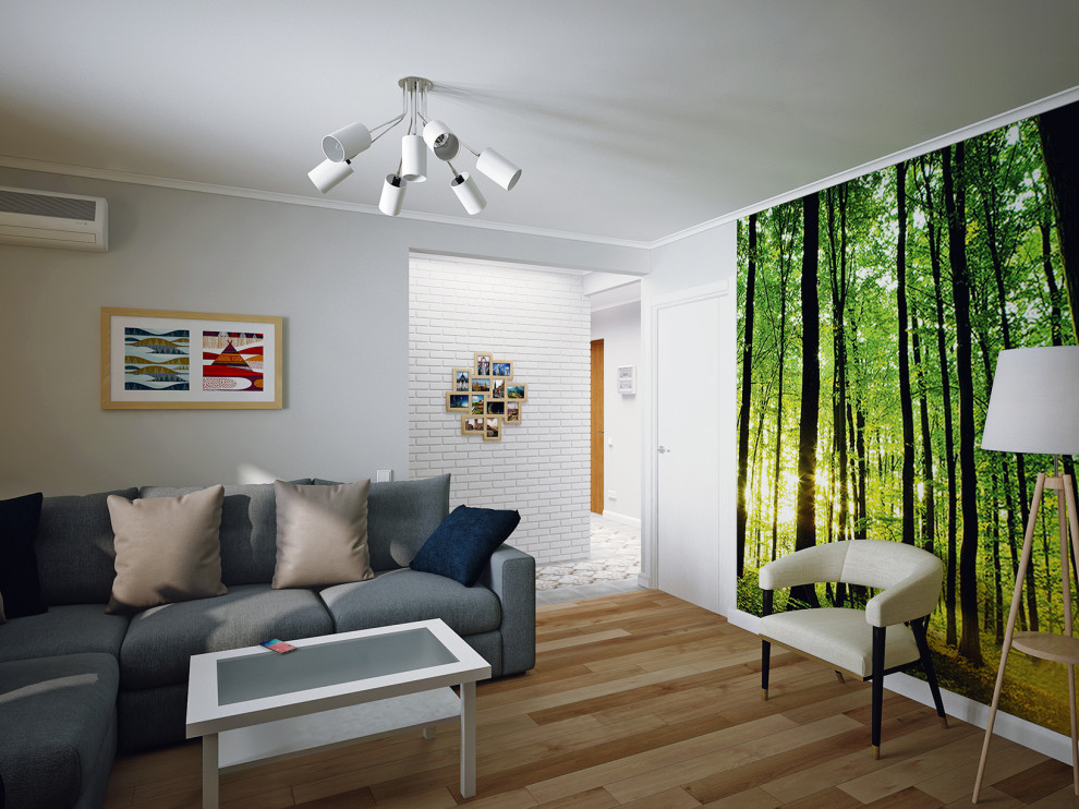 Дизайн-проект интерьера однокомнатной квартиры