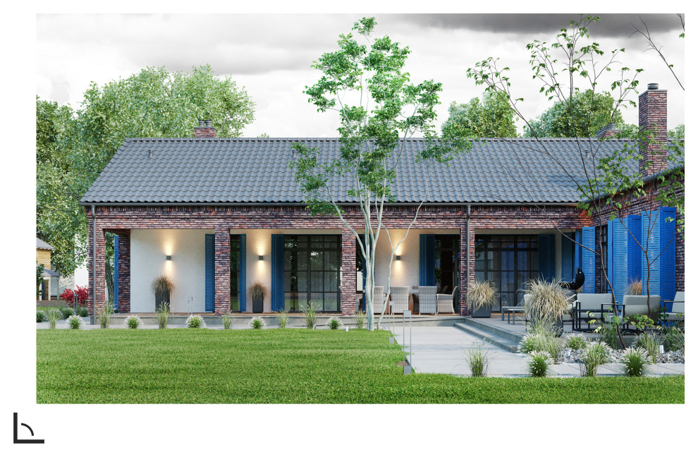 Одноэтажный дом в Москве 340 кв. метров