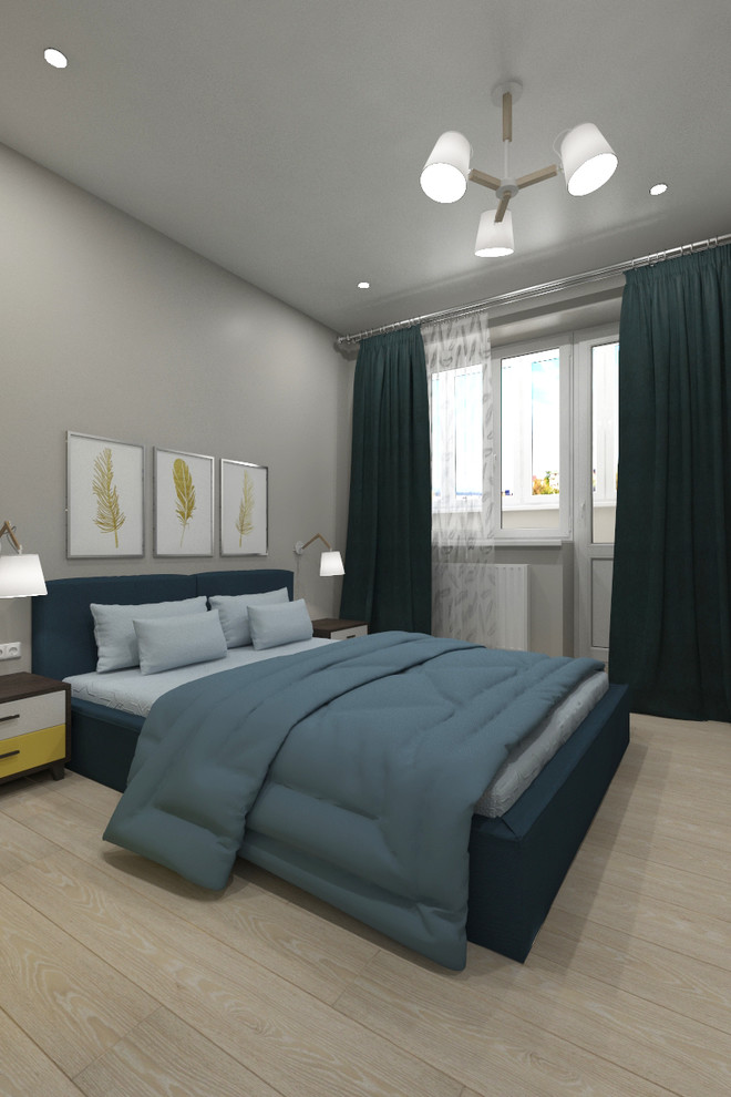 Дизайн двухкомнатной квартиры 65 м2 в скандинавском стиле