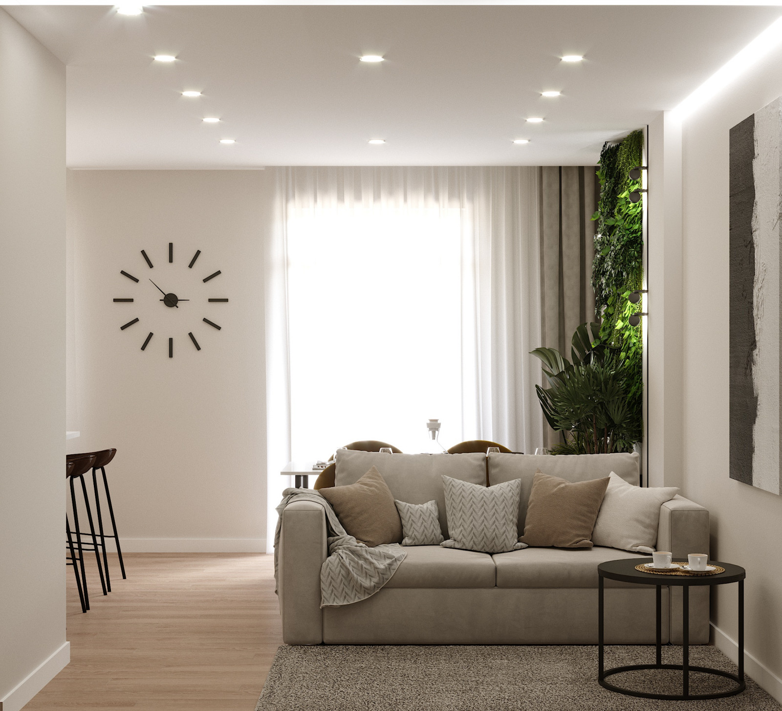 Дизайн-проект квартиры, площадью 99,1 м2 в г. Новосибирск