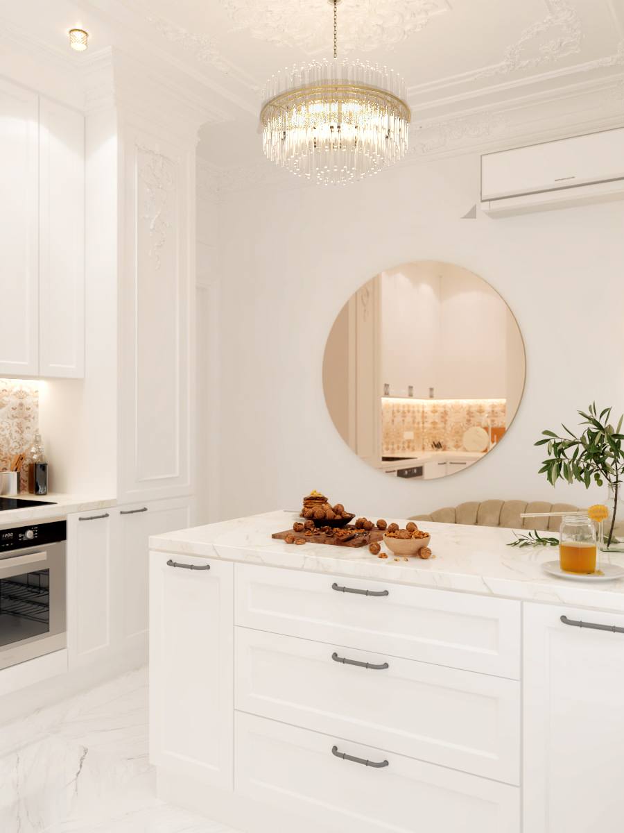 Проект небольшой квартиры в стиле Эклектика