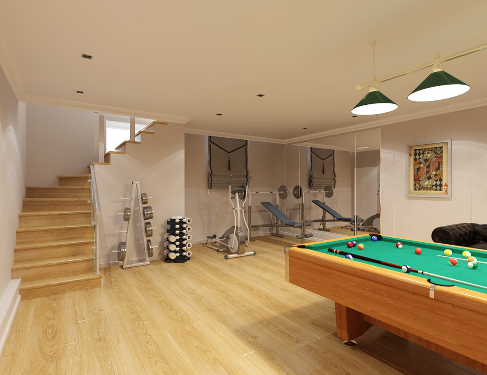 Дизайн-проект цокольного этажа коттеджа г.Омск