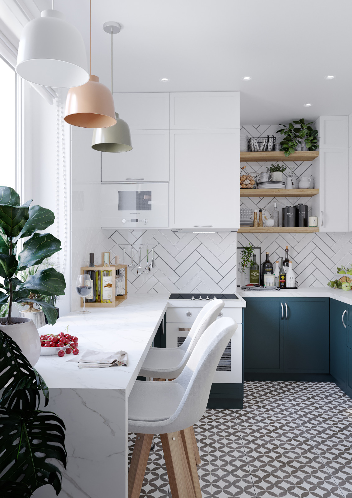 Обложка проекта: СВЕТЛАЯ КВАРТИРА КРЕАТИВНОЙ ПАРЫ