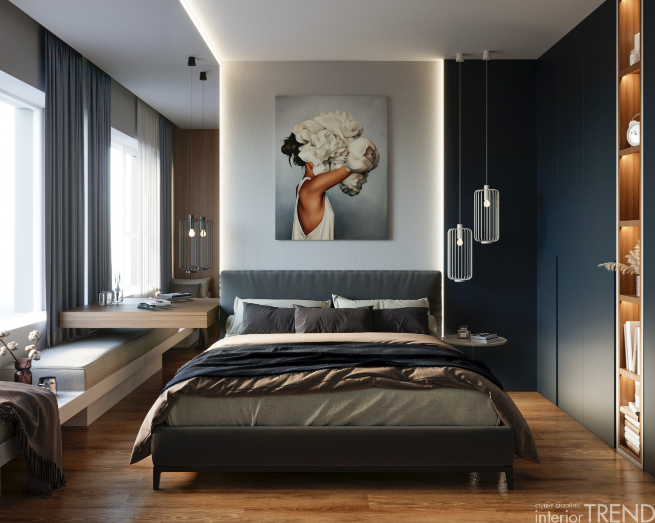 Дизайн интерьера квартиры в ЖК Клевер парк