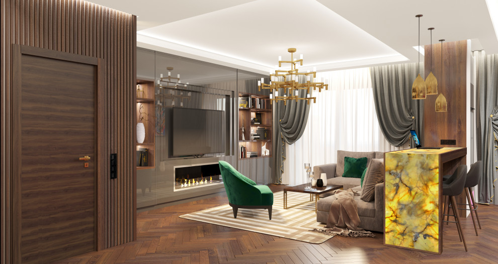 Обложка проекта: Аппартаменты в центре Москвы