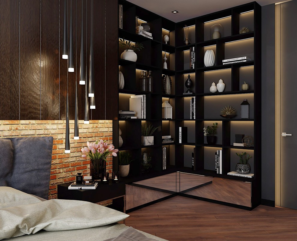 Брутальный и уютный интерьер