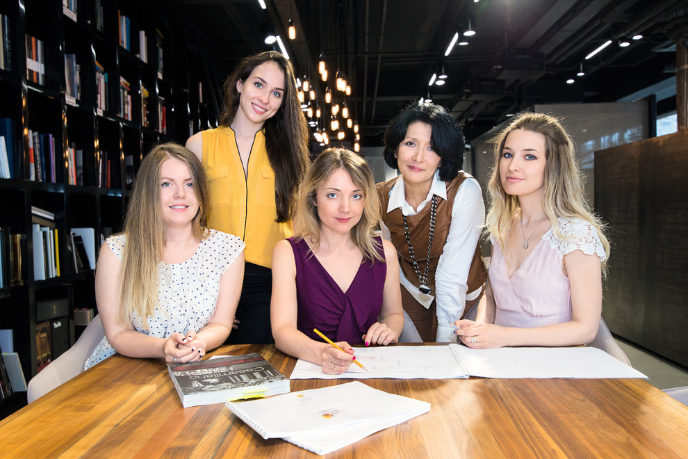 Фотосессия сотрудников для дизайн студии Goldenheads