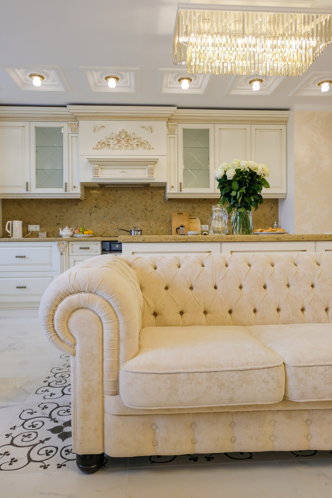 Традиционная итальянская классика в большой квартире