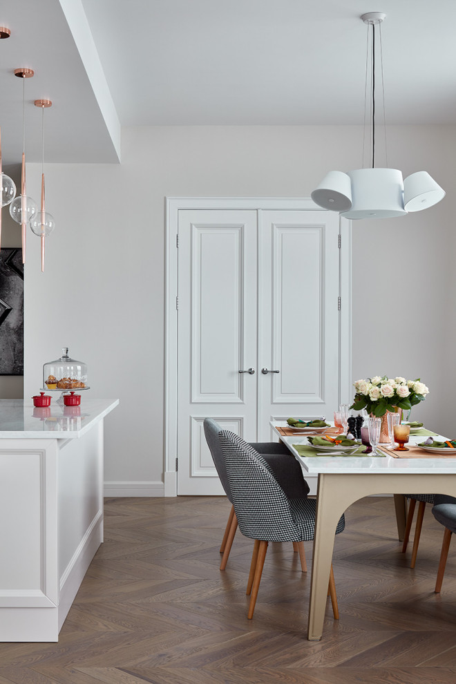 Квартира с камином.