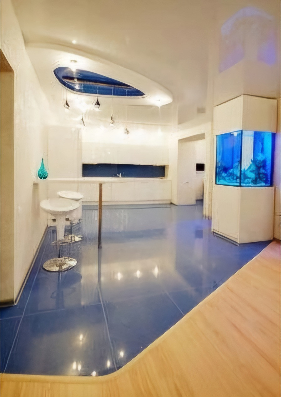 Дизайн квартиры в футуристическом стиле с морским