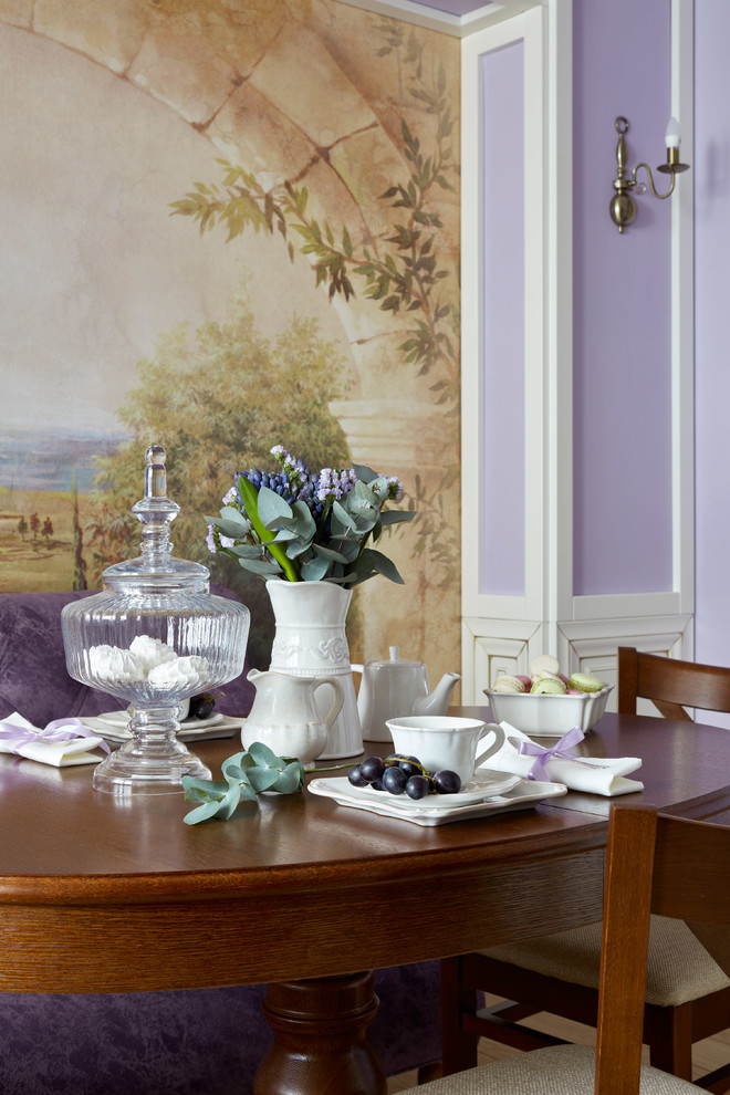 Квартира в нежных лавандовых тонах.