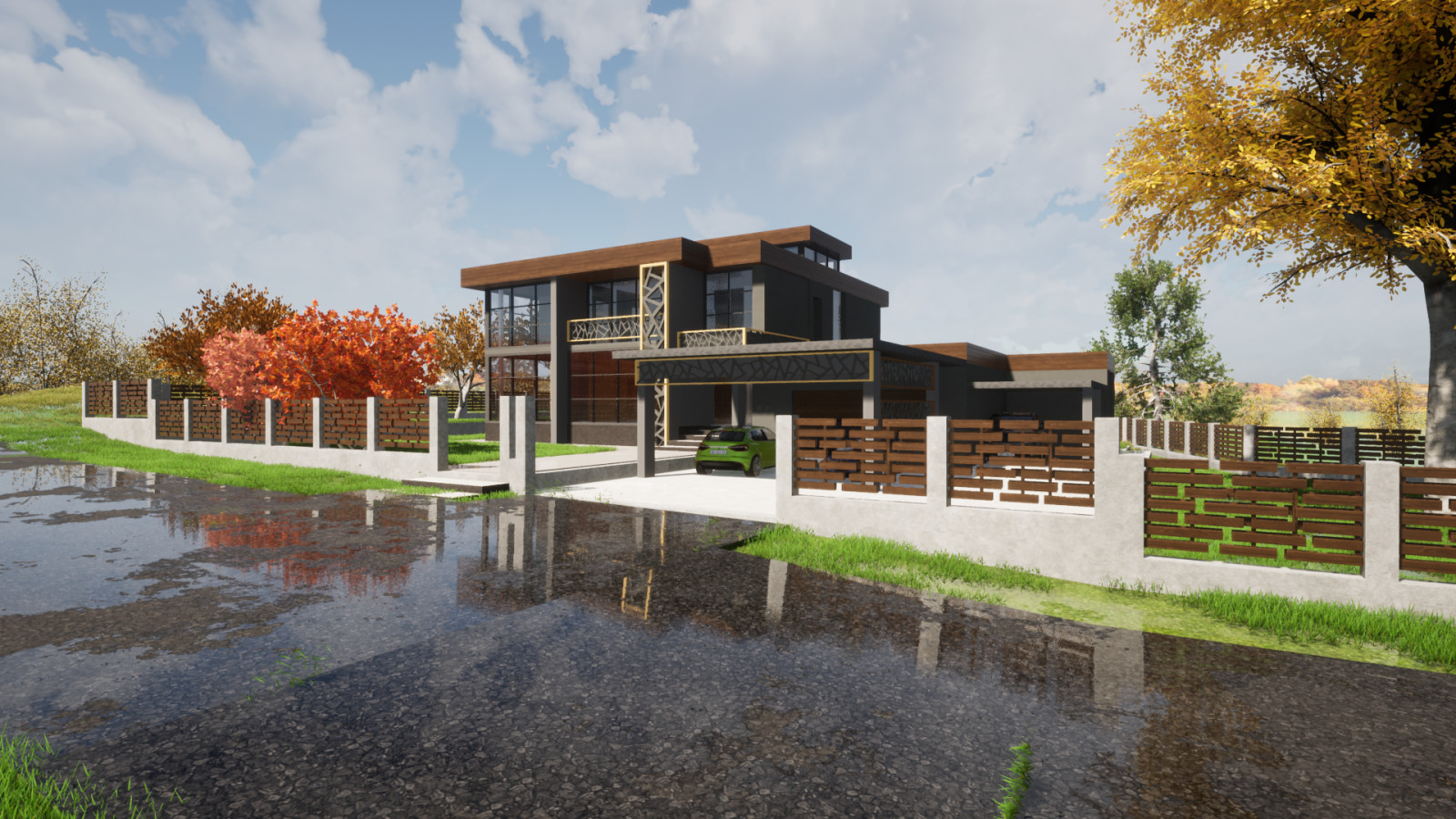 Обложка проекта: Двухэтажный дом в современном стиле